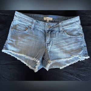 Aritzia Talula cotton jean shorts